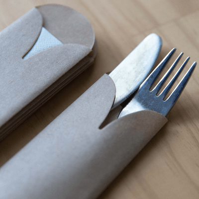 Disposable cutlery pouches