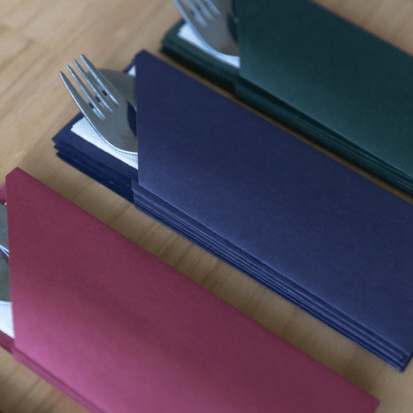 Recycled Kraft cutlery pouches